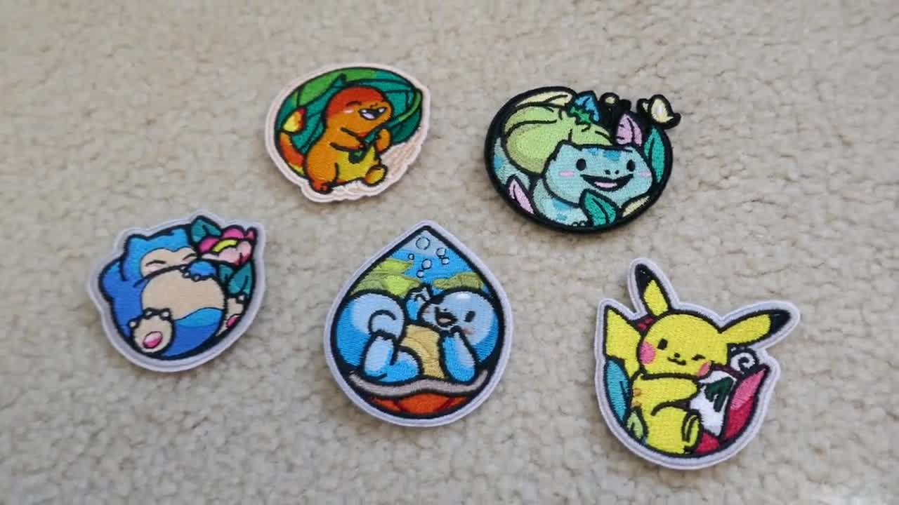 Pikachu Patch, Pokemon, WCS2023, Embroidered, PatchLand