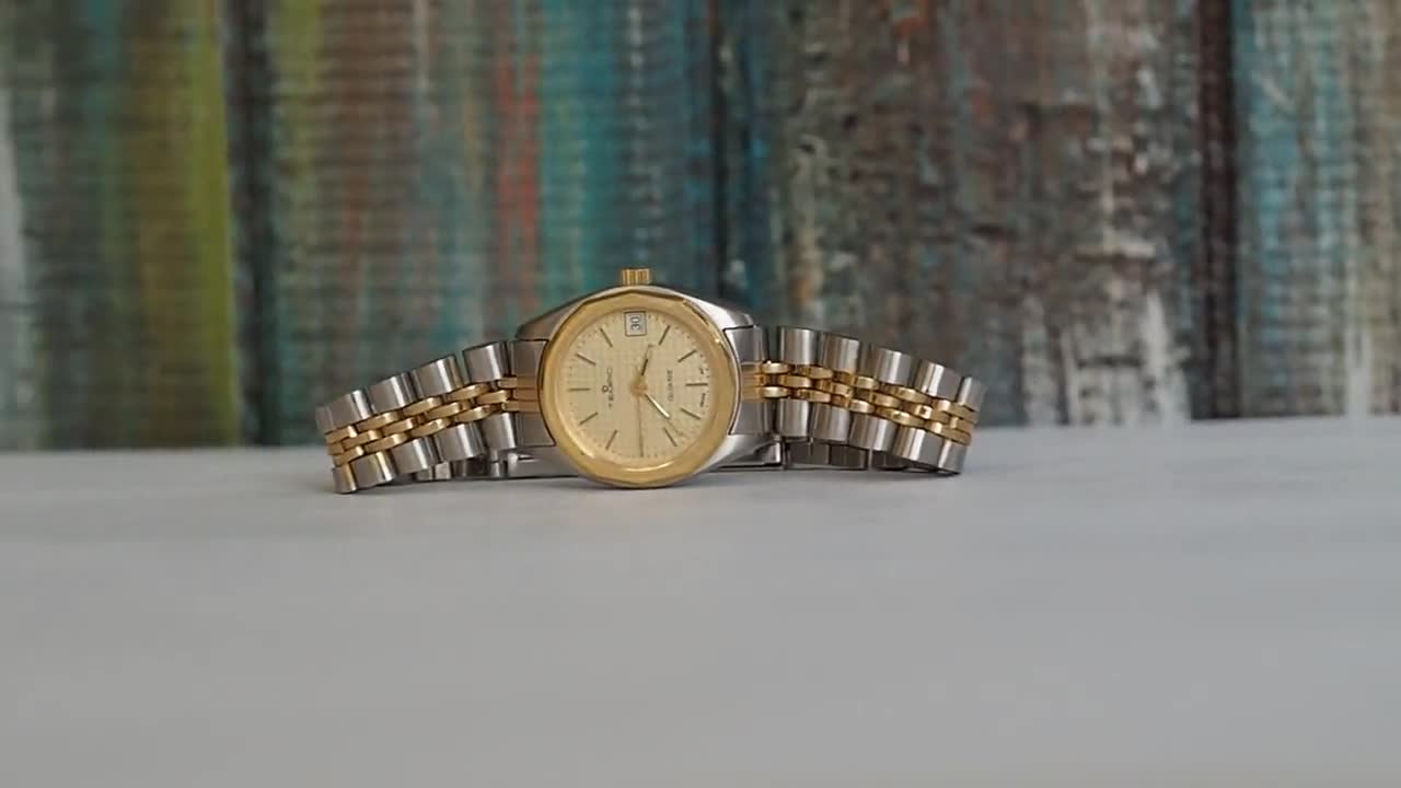 1980-90's German quartz buy women's Watch TEMPIC, vintage quartz womens watch