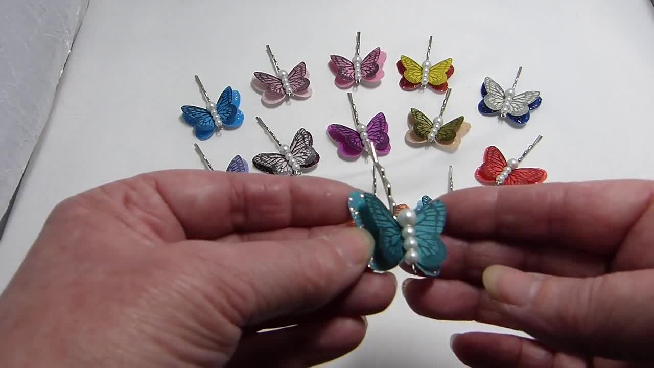 le papillon 3D en appliqué - Les-broderies-de-sylviane