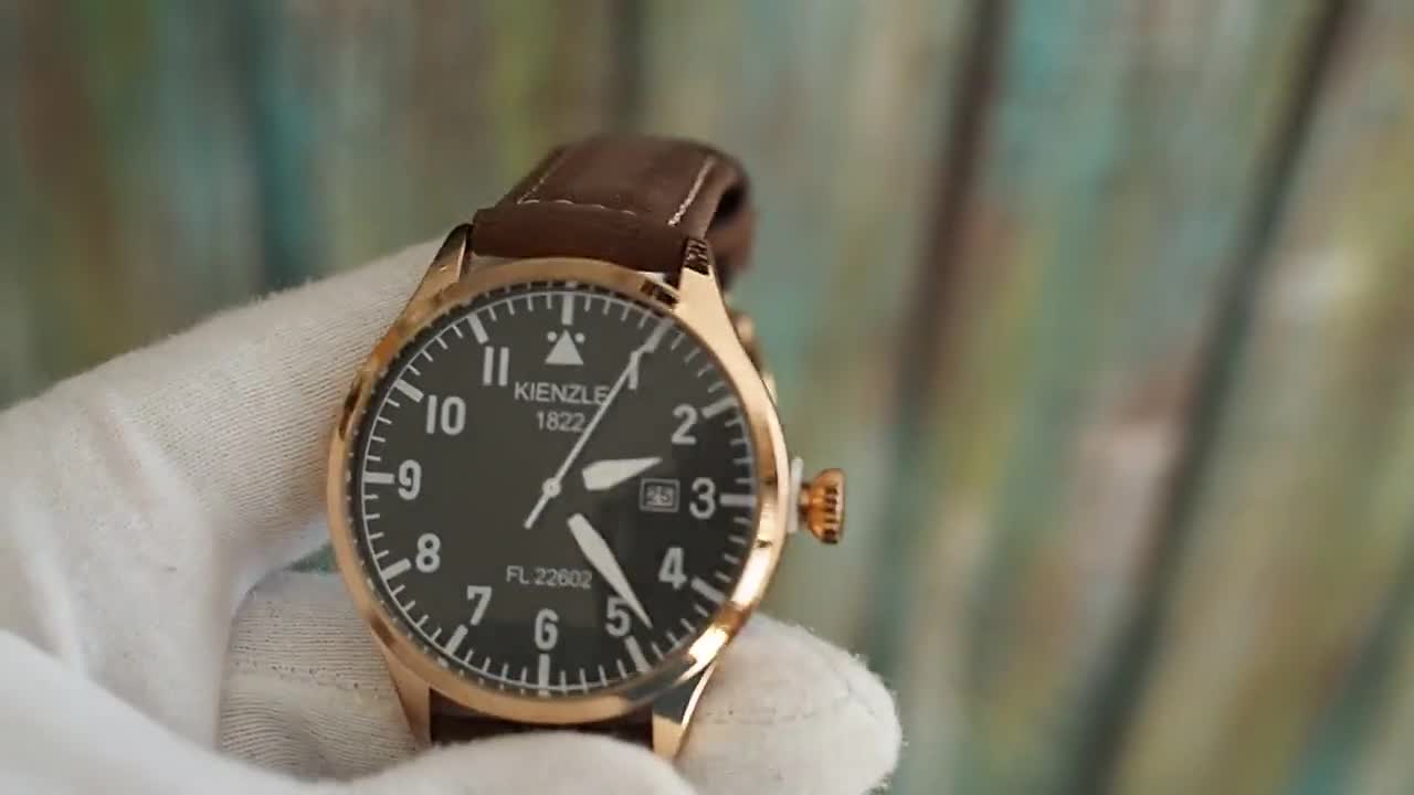 KIENZLE Flieger 22602- German Aviator Style Quartz Men's Watch