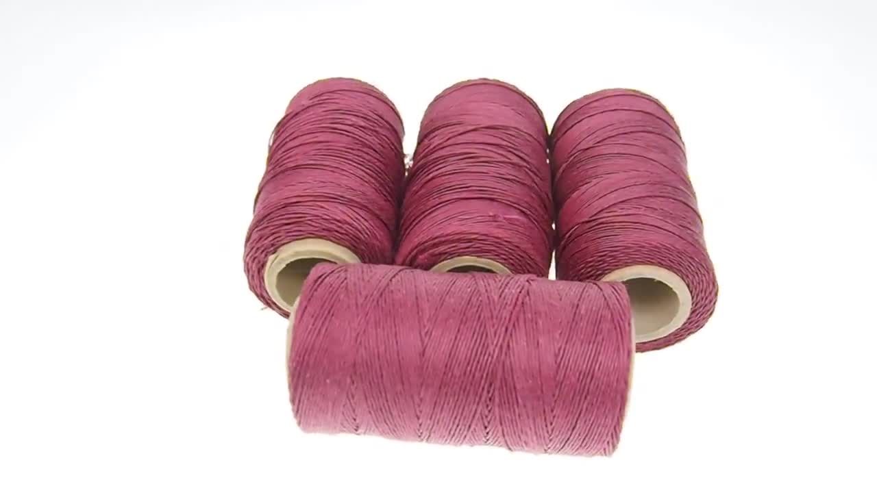 Fil Au Chinois Lin Cable, Waxed Linen Thread, Mauve (497) 