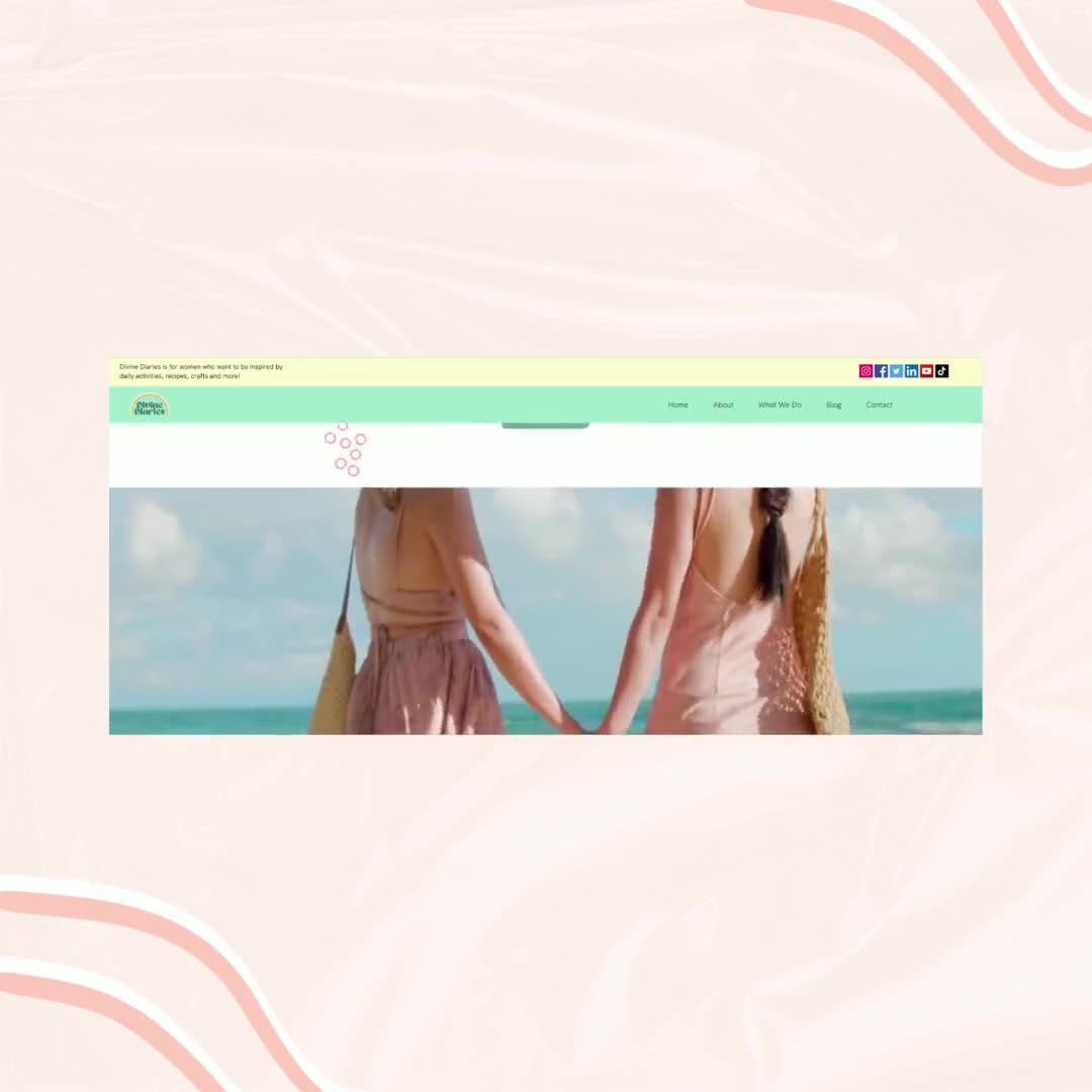 Wix Pastel Inspired Website Template | Website Template for Feminine Business | Colorful, Simple, and Feminine | Customize Wix Blog Template video poster