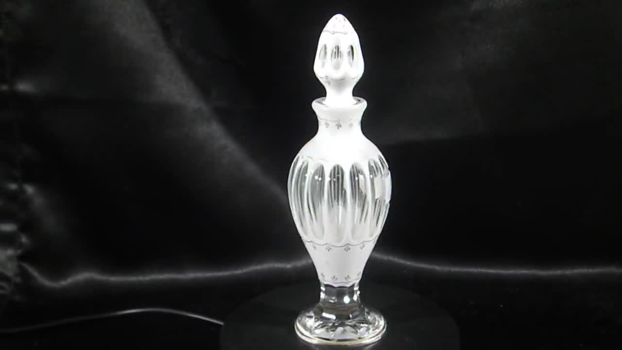 Baccarat Overlay Cut-To-Clear Crystal Perfume Bottle - Christian Dior  Diorama - Vintage