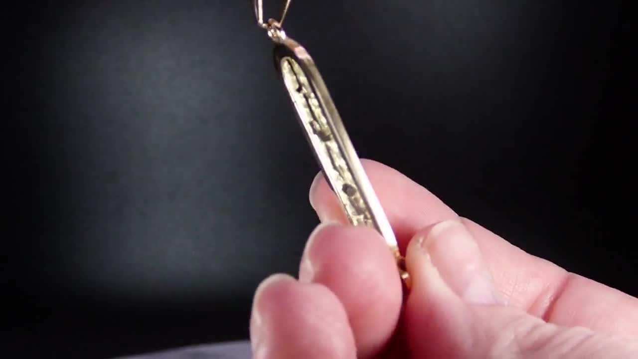 エジプトのカルトゥーシュ 18K & 14K イエローゴールド ヴィンテージ