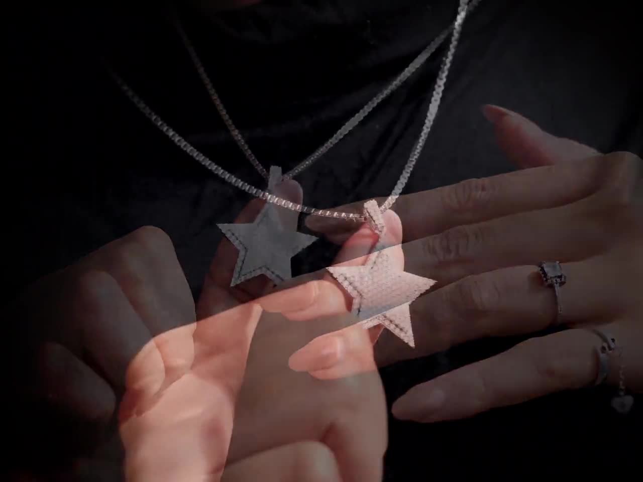 STAR JEWELRY　925 K14 CZ STAR JEWELRY 925 K14 CZ Large Real 925 Silver 14k Gold