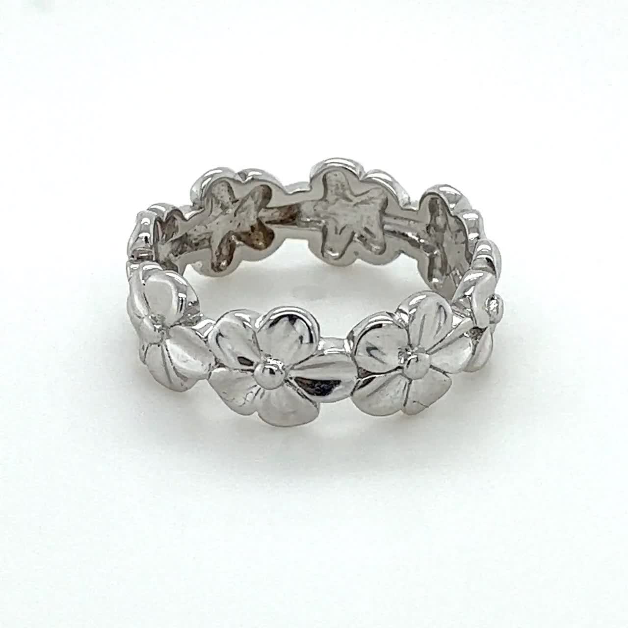 Flower Eternity Ring (SILVER)【Light】 Flower Eternity Ring (SILVER)【Light】 | Freecus