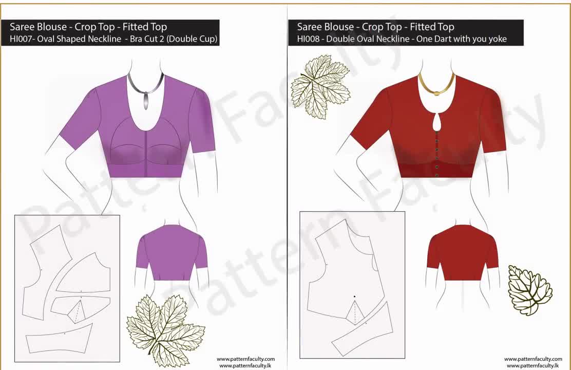 Buy Womens Blouse Flat Sketch Online in India - Etsy