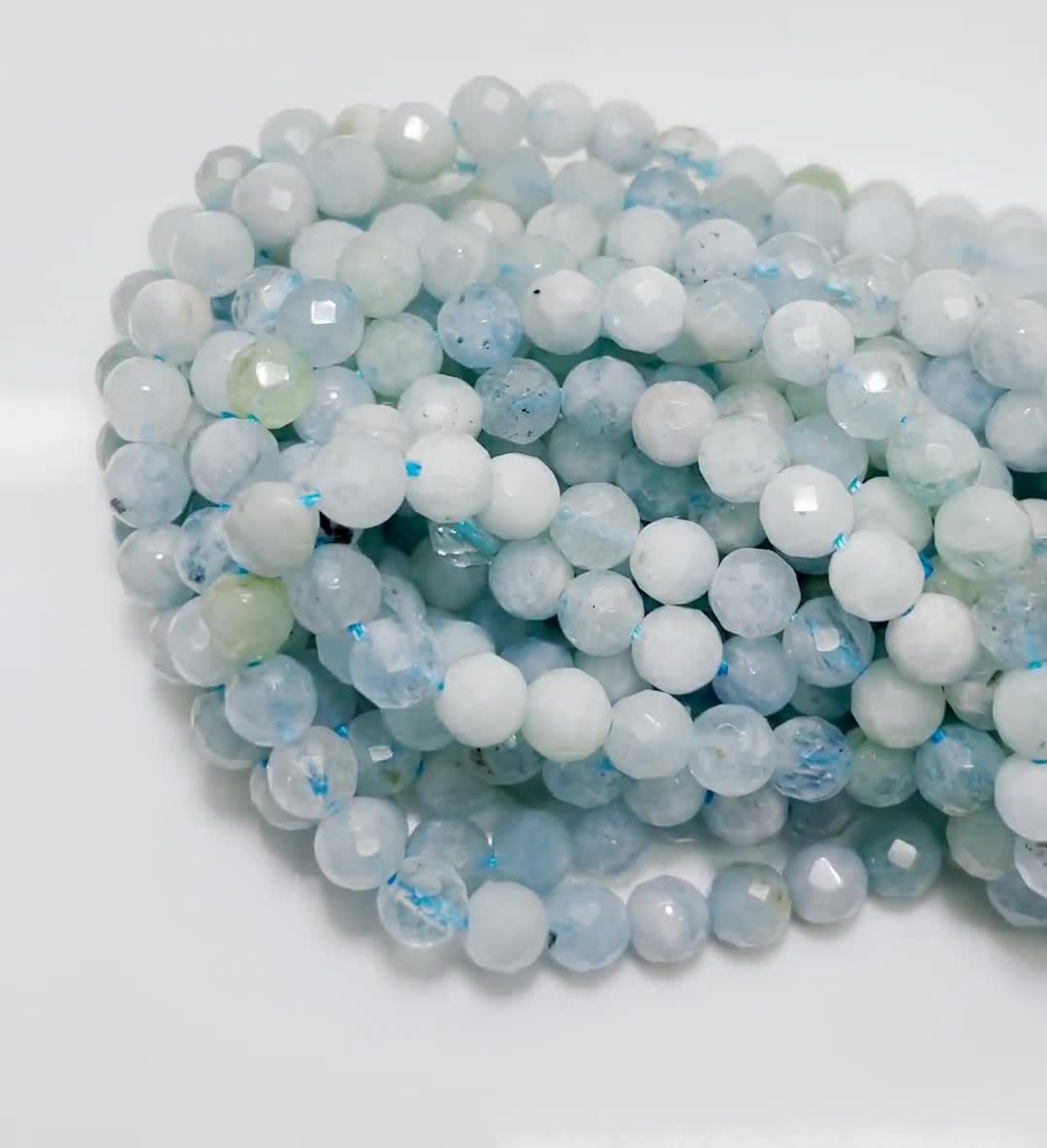 Perline Di Pietra Preziosa Di Alta Qualità Rotonde Da 4 Mm Di - Foto 12