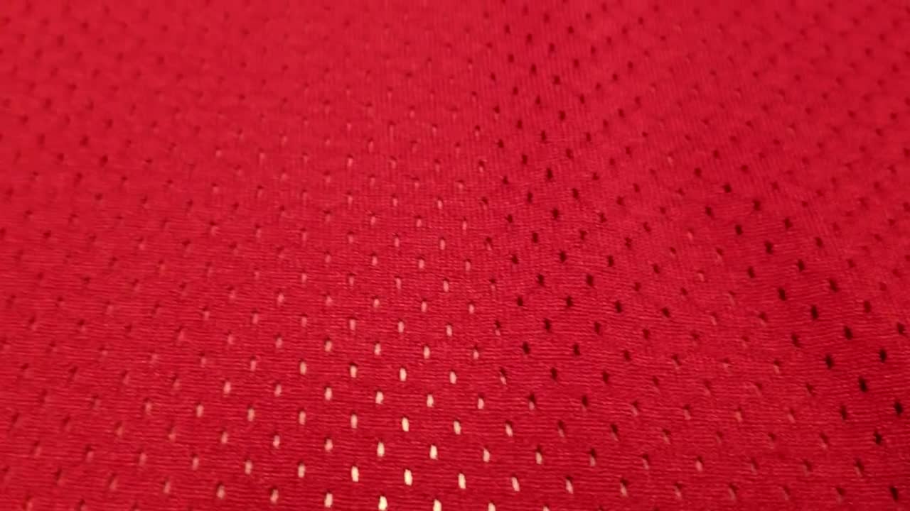 RED Polyester Small Hole Athletic Sports Mesh Fabric (60 in.) Sold By The  Yard