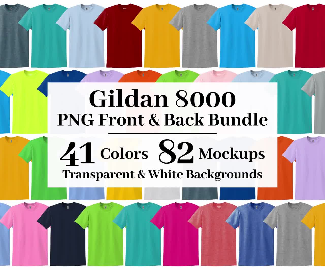 gildan 8000 colors