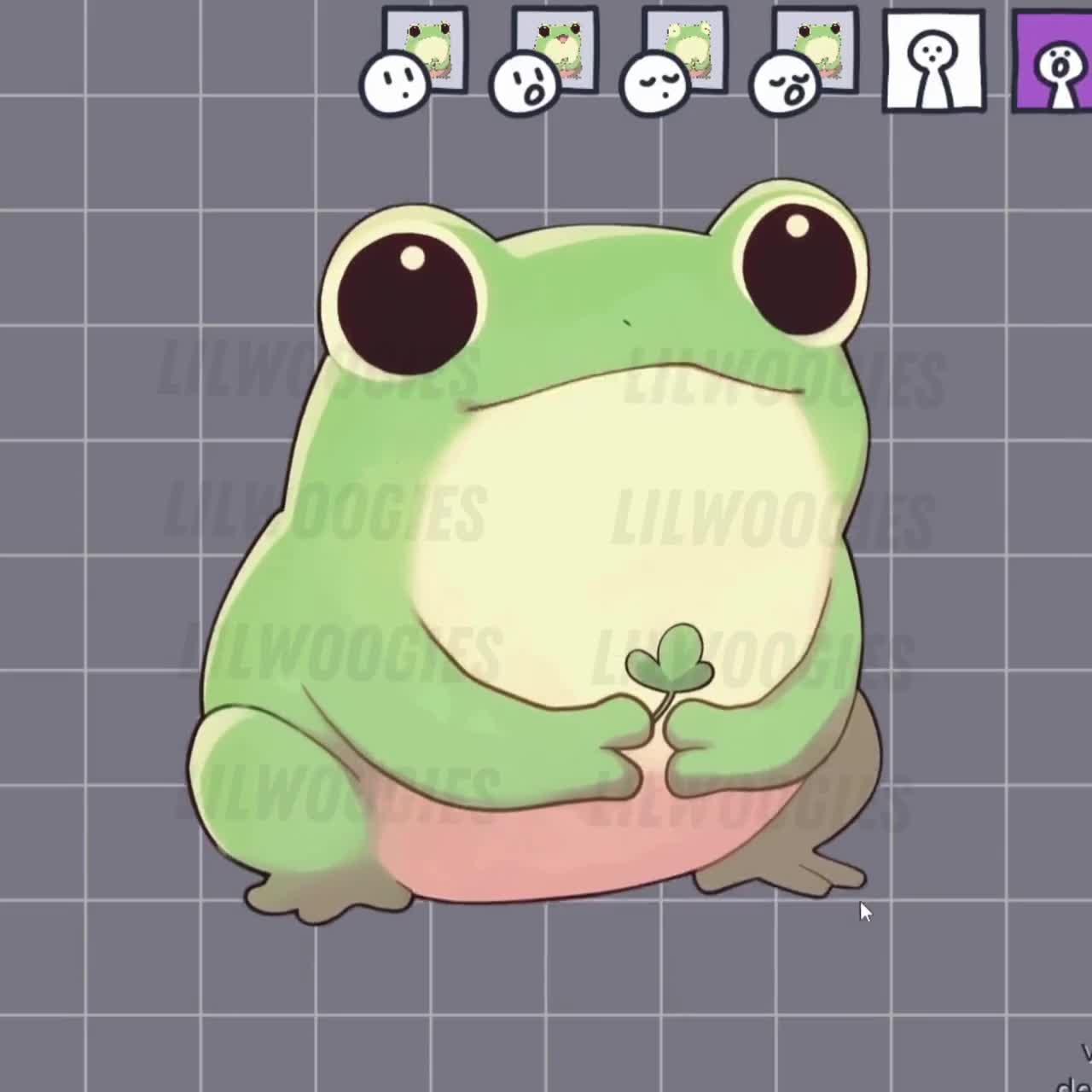 かわいいカエルの PNGTuber | かわいい | Twitch 対応 | Streamlabs