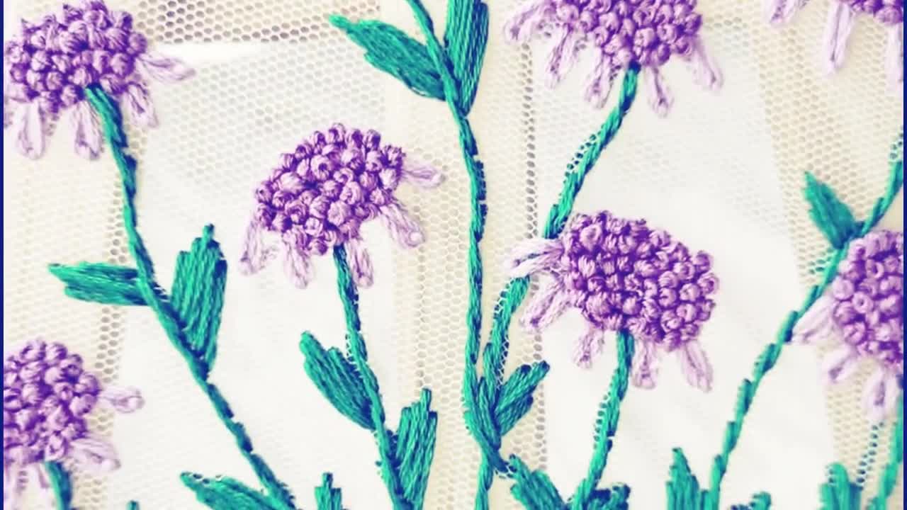 Beginner Embroidery Kit-learn 10 Different Stitches-embroidery Kit  Beginner-how to Start Embroidery-fabric-needle Kit-birthday Gift-handmade 