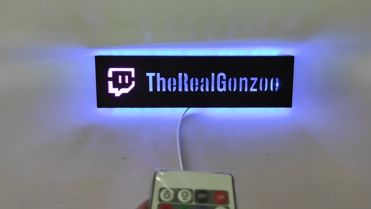 Gamer Tag for Twitch, Gamer Tag Neon Sign, Gamer Tag Led, Gamer