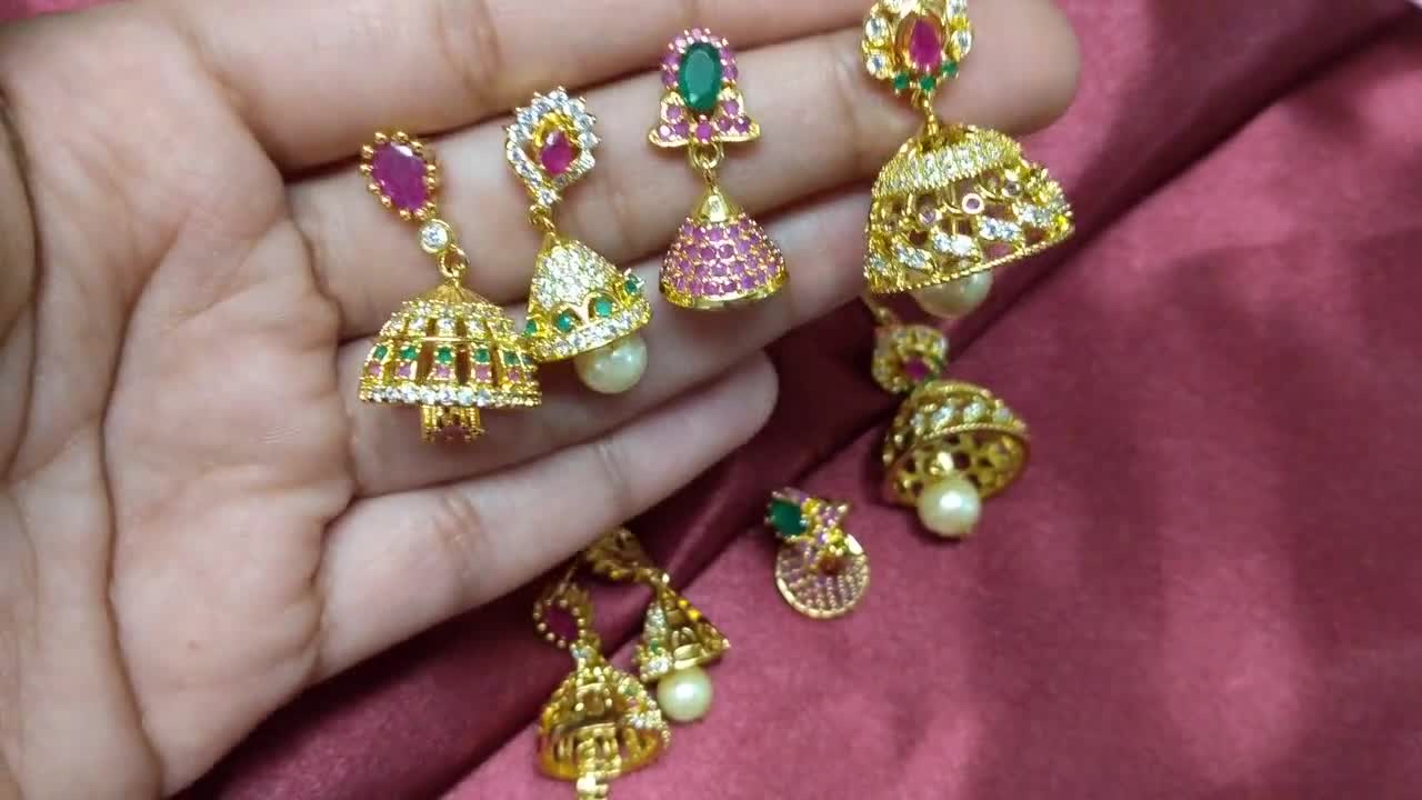 Buy Long Pista Meena Kari Earring, Long Earring, Indian Jewellery, Meena  Work Earring, Ethnic Jewellery,earringdaily Weargift Online in India - Etsy