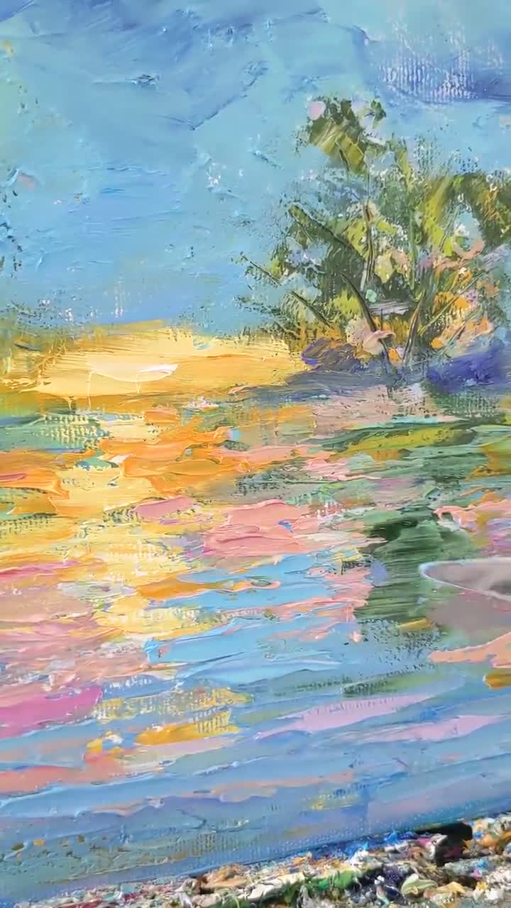 絵画 油絵 瀬波温泉 夕景 ミニ美 絵画 油絵 瀬波温泉 夕景 ミニ美 絵画