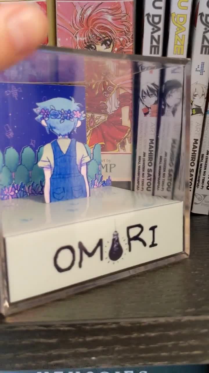 OMORI Basil in Head Space 3D cube diorama – BubzTea Artz