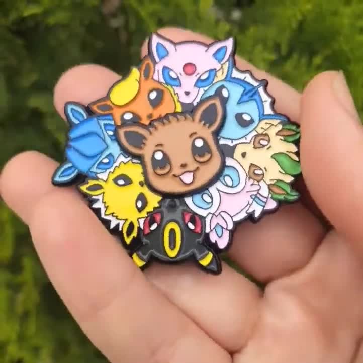 Pokemon Eeveelutions Spinning Enamel Pin – Pugnacious Pins