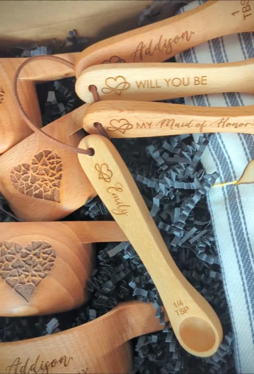 Measuring Spoons Mushroom Baking Gifts Maid of Honor Gift 