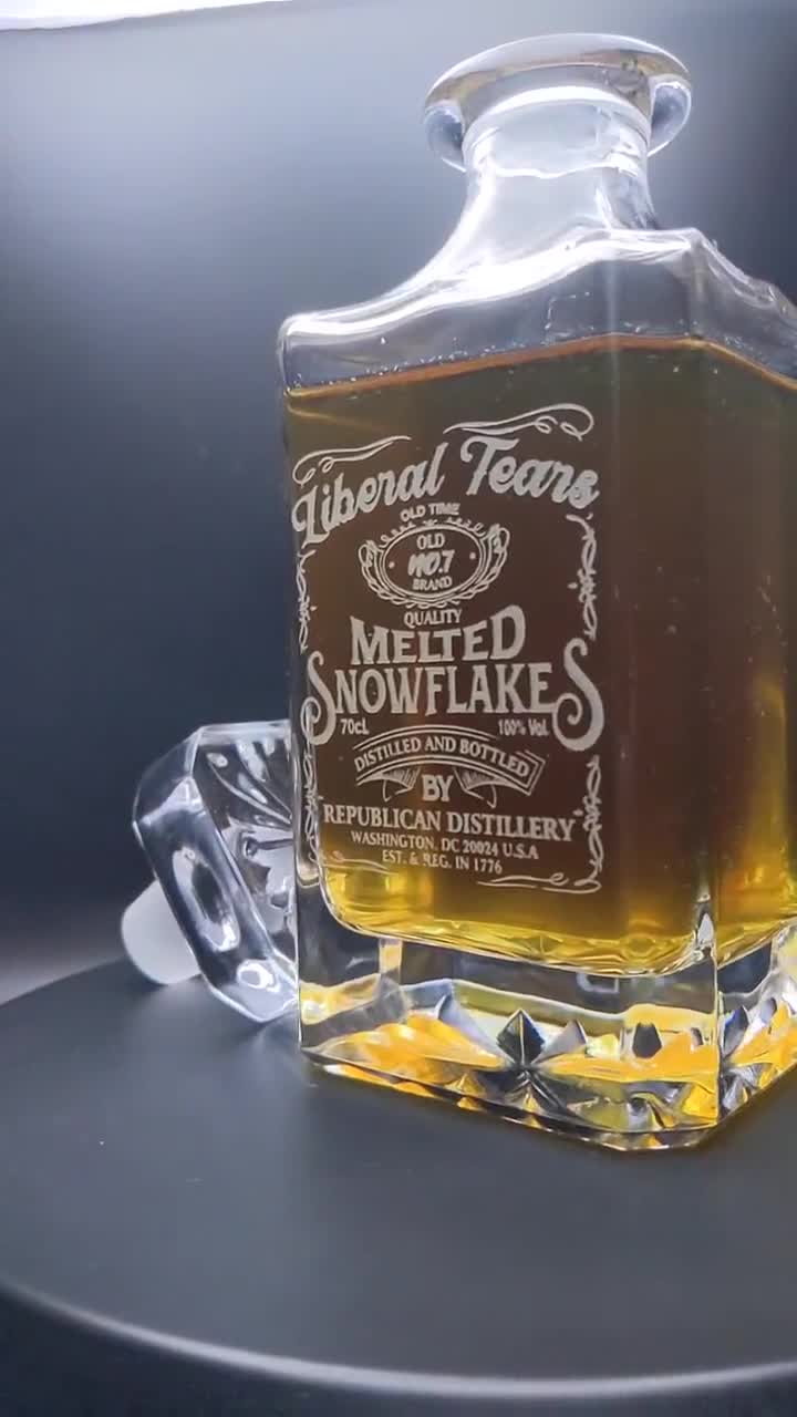 thumbnail image 2 of Liberal Tears Whiskey Shot Glass - Republican Distillery Conservative Gift Idea | 2 Oz Patriotic Glass 2 of 13