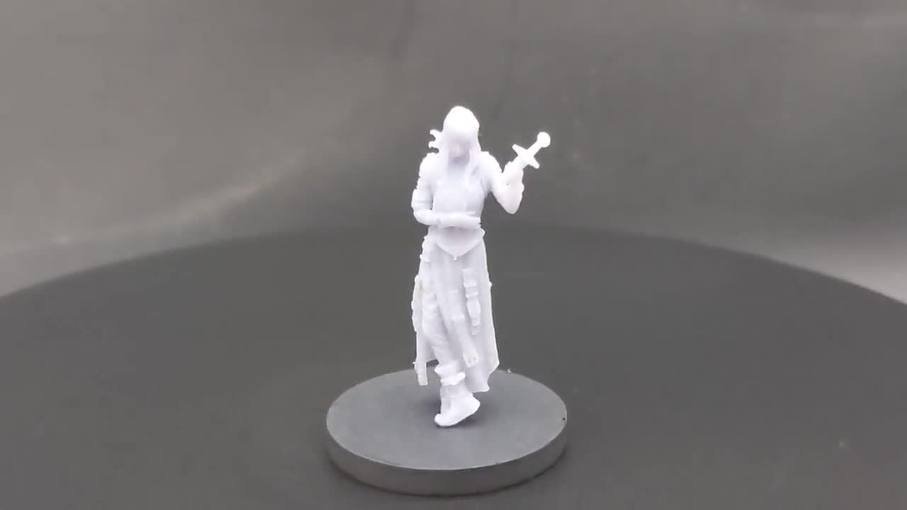 Changeling Rogue - Satada Dungeons and Dragons Miniature DnD is a