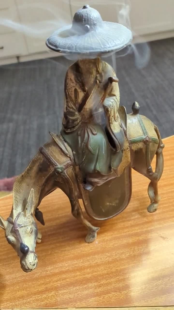 Qing Dynasty or Early Republic Enameled Bronze Chinese Censer