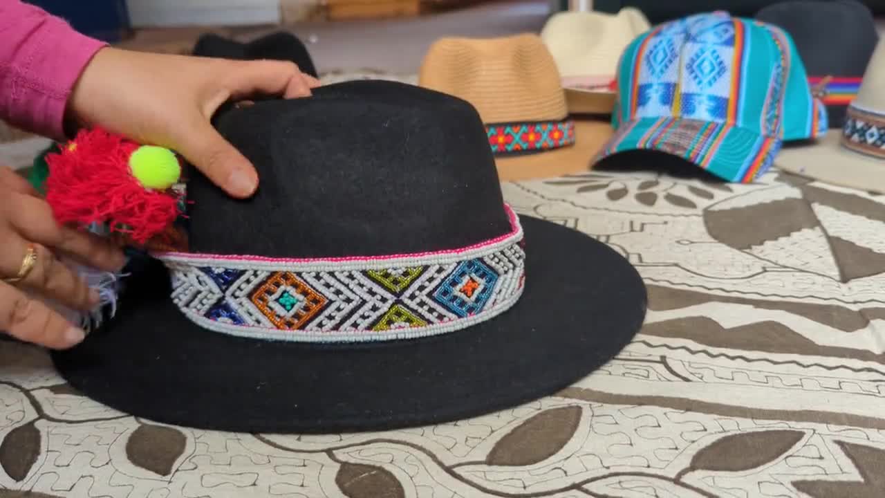 MEDI BEADS STRING STRAW HAT アメリヴィンテージ MEDI BEADS STRING STRAW HAT AMERI