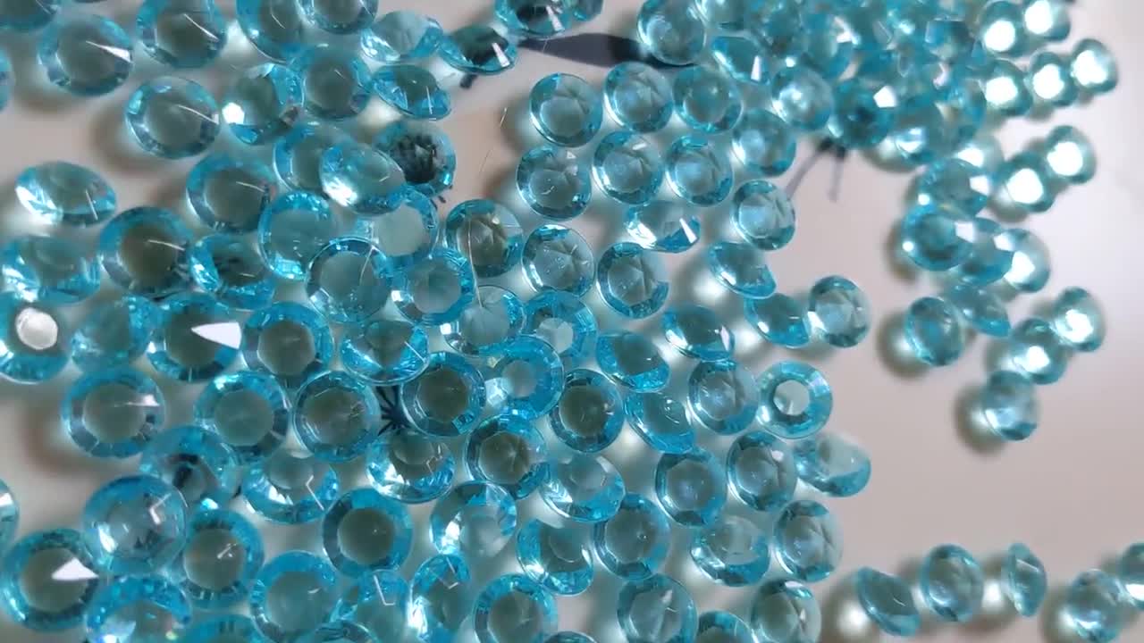 Fake Diamond Vase Filler Gemstone Confetti Table Scatters