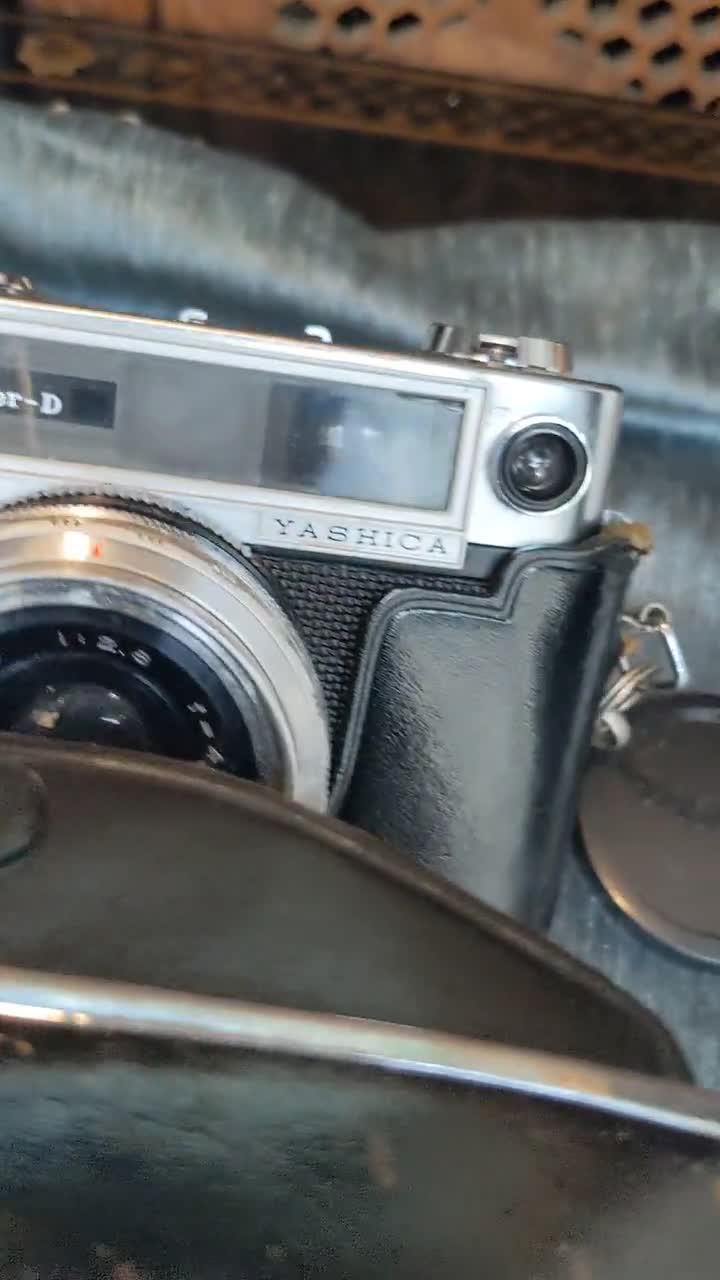 ヴィンテージ ヤシカ ミニスターD レンジファインダー 35mm カメラ