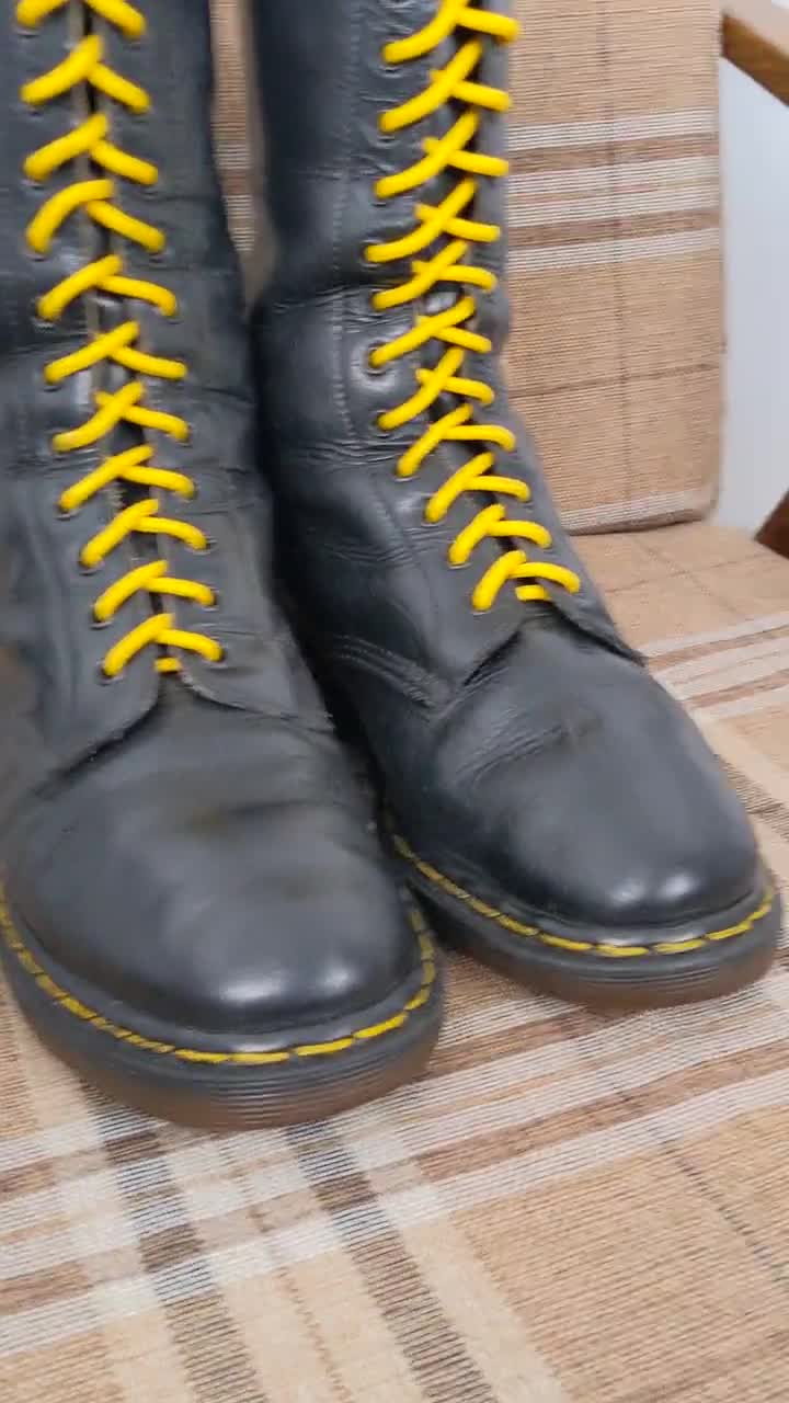 Vintage Doc Martens Boots, 90s Dr Martens - Cyberpunk Shoes