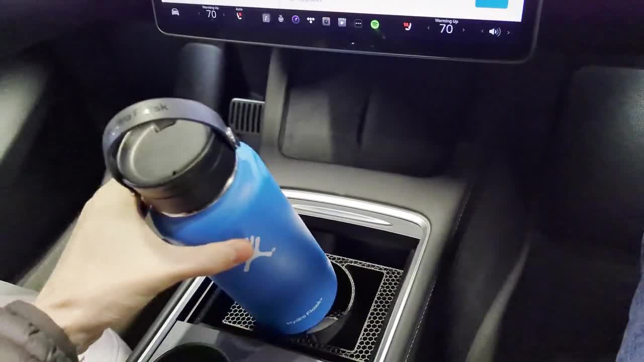 Hydroflask Holder for Tesla Model Y and Model 3 Center Console free US  Shipping 