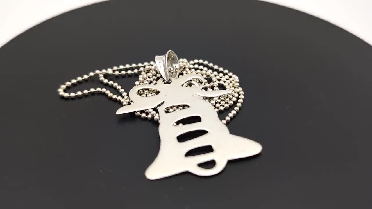 【Monday Edition】24SS SILVER BELLS NECKLACE Vintage Sterling Silver Holiday Bell Pendant Necklace - 24