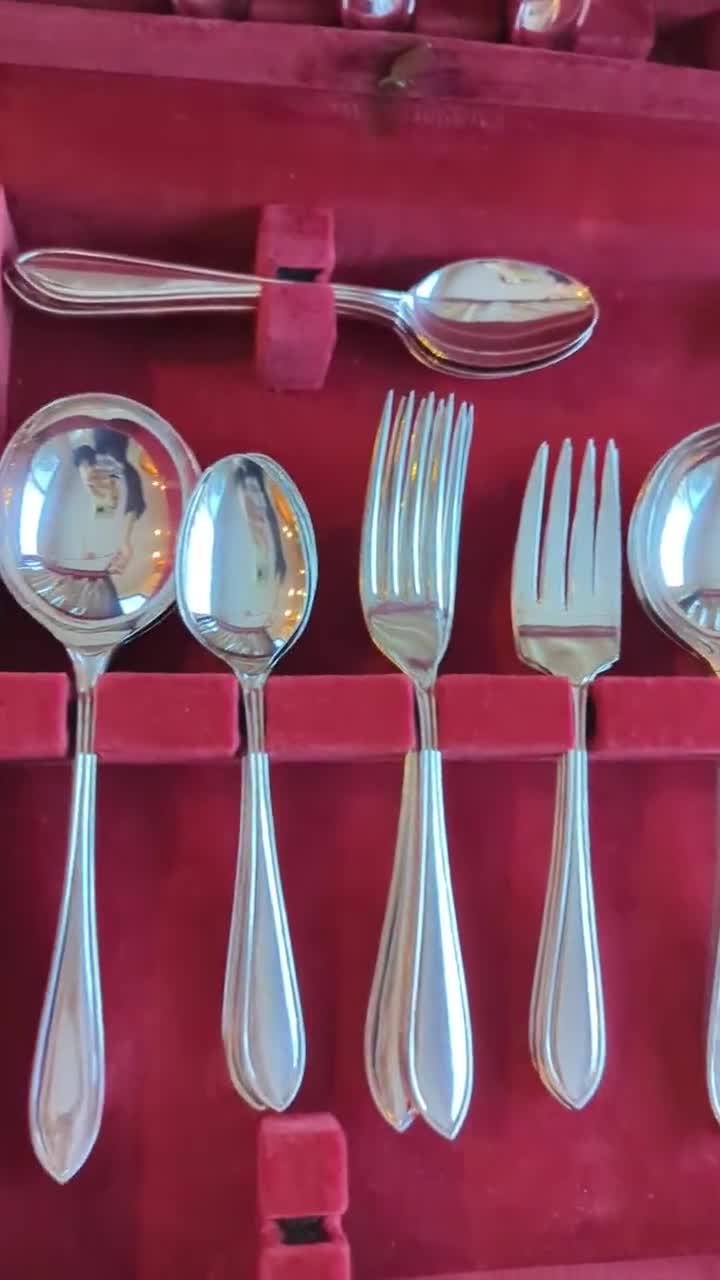 Vintage Viners Ltd. Sheffield Flatware Set for 6 With Box