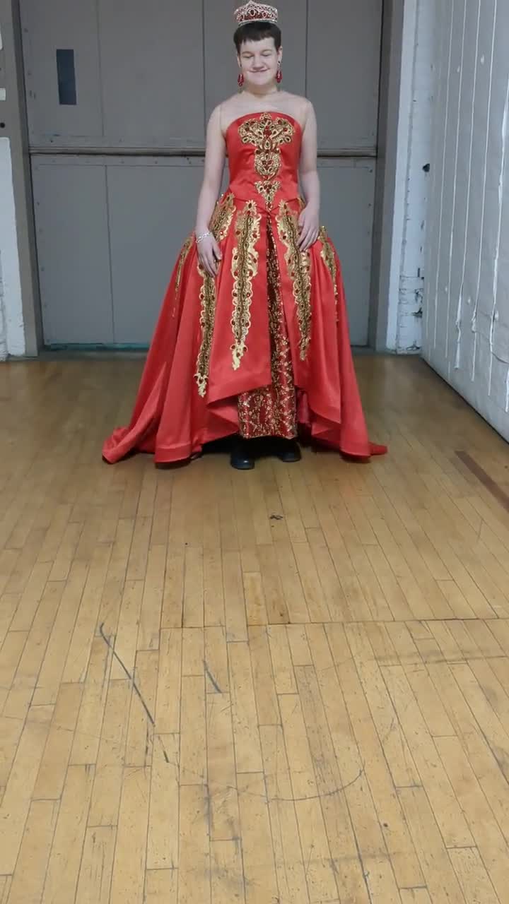 Red ball gown from "Anastasia"