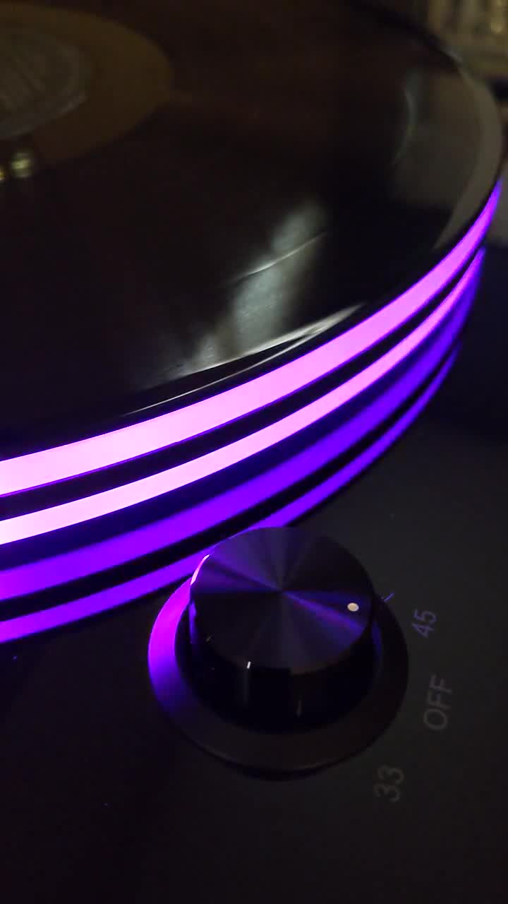 RGB Multi-Color LED Turntable Light for Fluance Record Players