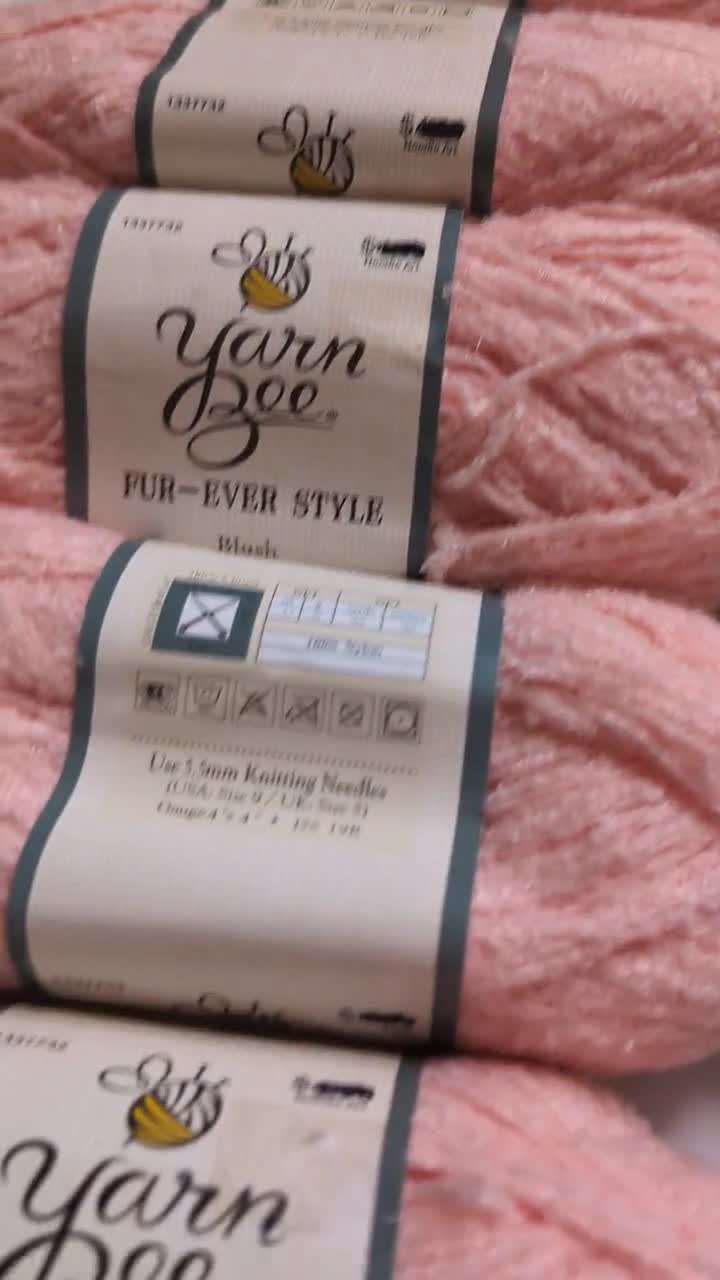 Yarn Craft Yarn Bee Fur - Ever Style 5dif Col/qty Blue Dusty
