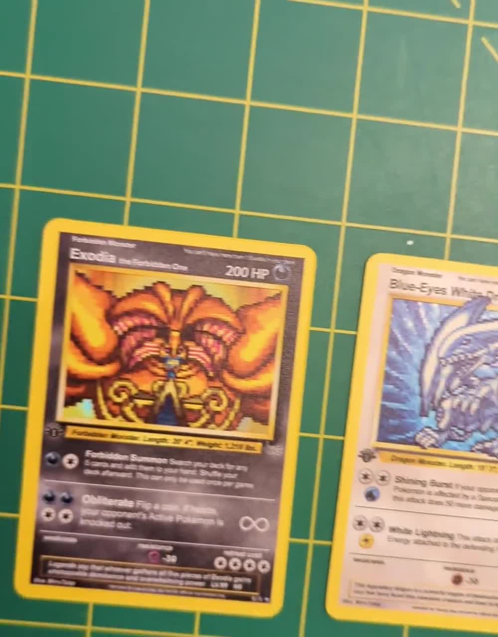 Blue-eyes White Dragon, Dark Magician, Exodia - Custom