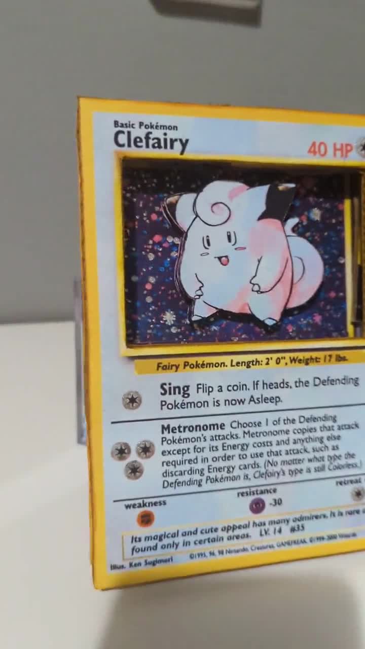 shiny clefairy pokemon card Pokmon TCG: AR 086/080 Nihil Zero M3 Clefairy: The Most Beautiful Shiny