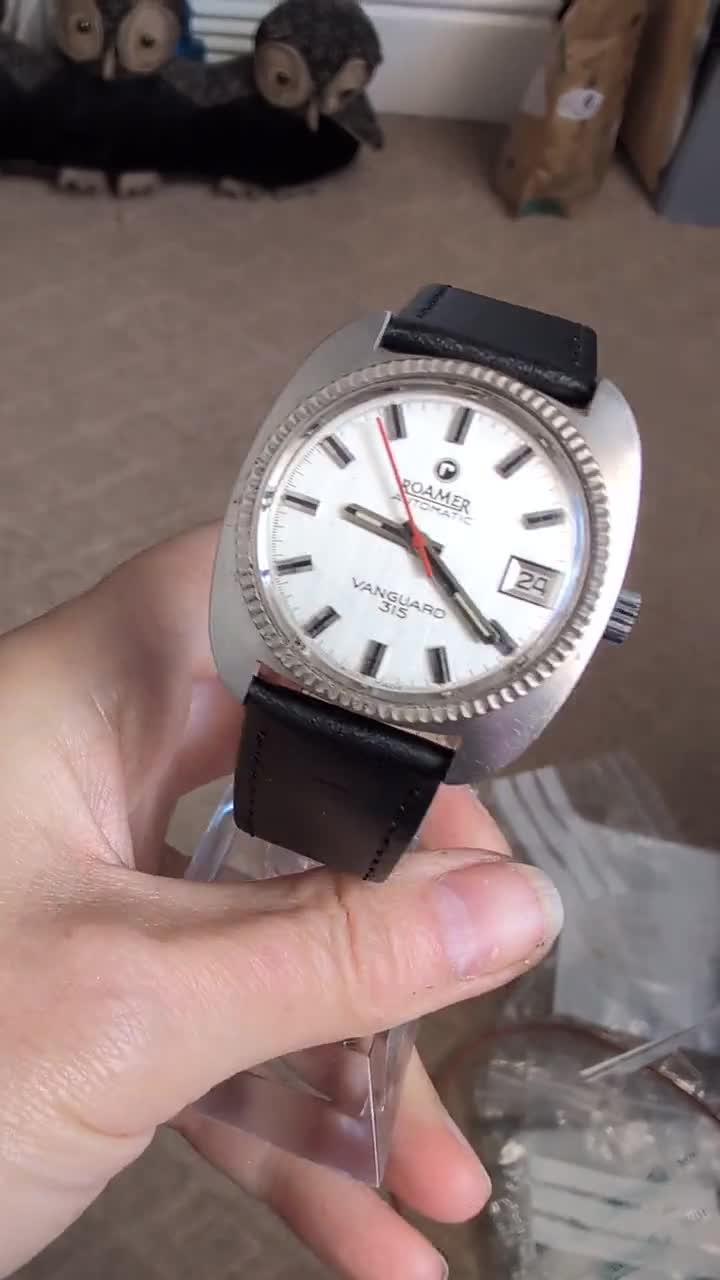 ローマー　ROAMER オートマチック　ヴァンガード315 ヴィンテージ Gents 1970s SS Roamer Vanguard 315 Automatic MST 471 28j
