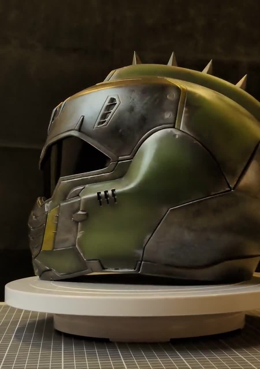 Doom The Dark Ages スレイヤーヘルメット - 3Dプリントヘルメット