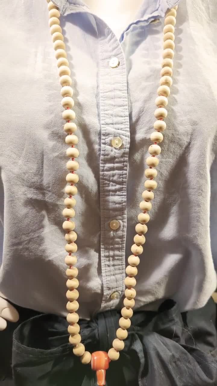 トゥルシー マーラ ネックレス • 108+ • 10 mm • ホーリーバジル