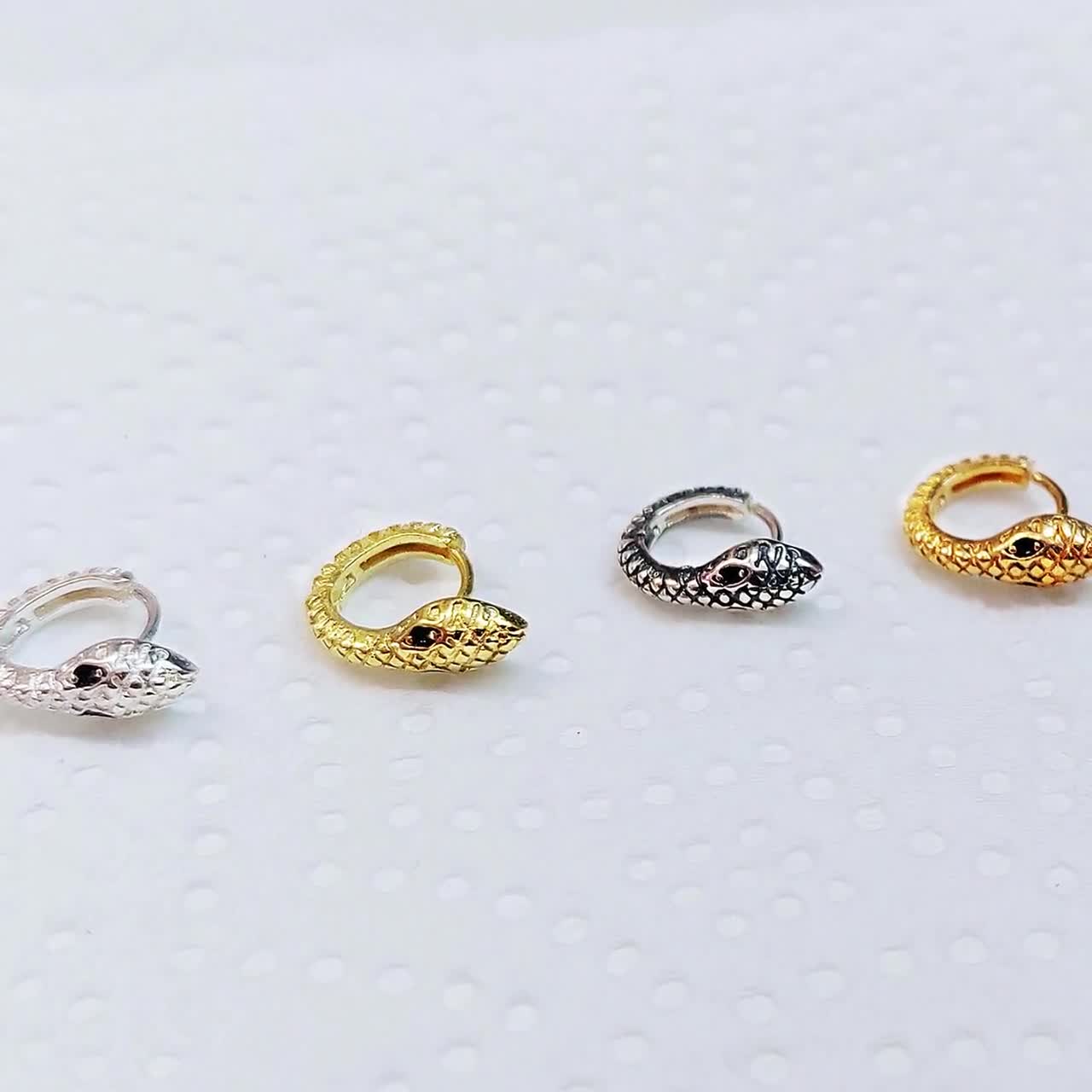 Nuovi simpatici orecchini a cerchio con borchie di perle 925 argento Sterling Co