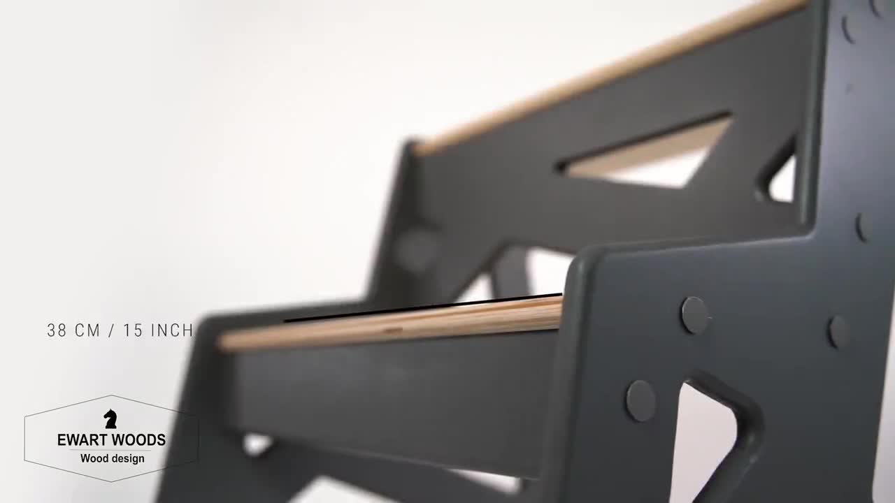 Sgabello In Legno Massello Multiuso - Capacità 158 Kg - Con Tappetino Antiscivolo - Altezza 17 Cm - Per Adulti, Bambini, Anziani - Adatto A Cucina, Bagno, Camera
