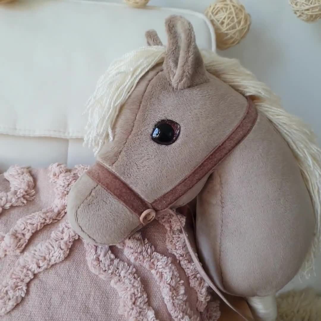 Stick Horse Sewing KIT Stuffed Toy Pony Diy Sewing Pattern 