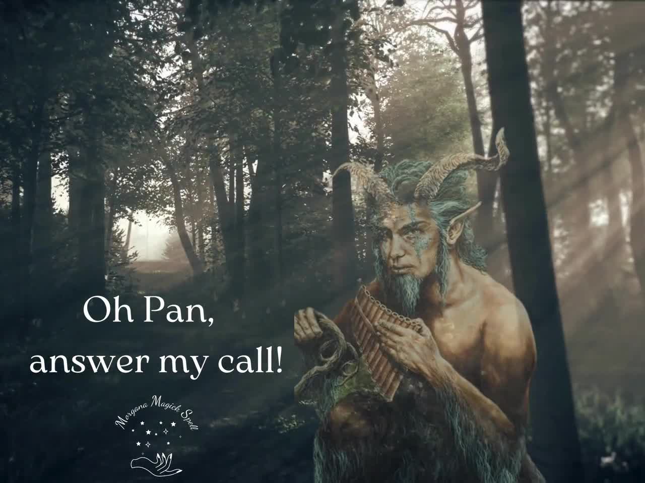 PAN PRAYER, Call Pan into your Magick Circle, Horned God Invocation, Great  God Pan Ritual Worship, Wicca Goat Foot God Faunus, Greek Satyr