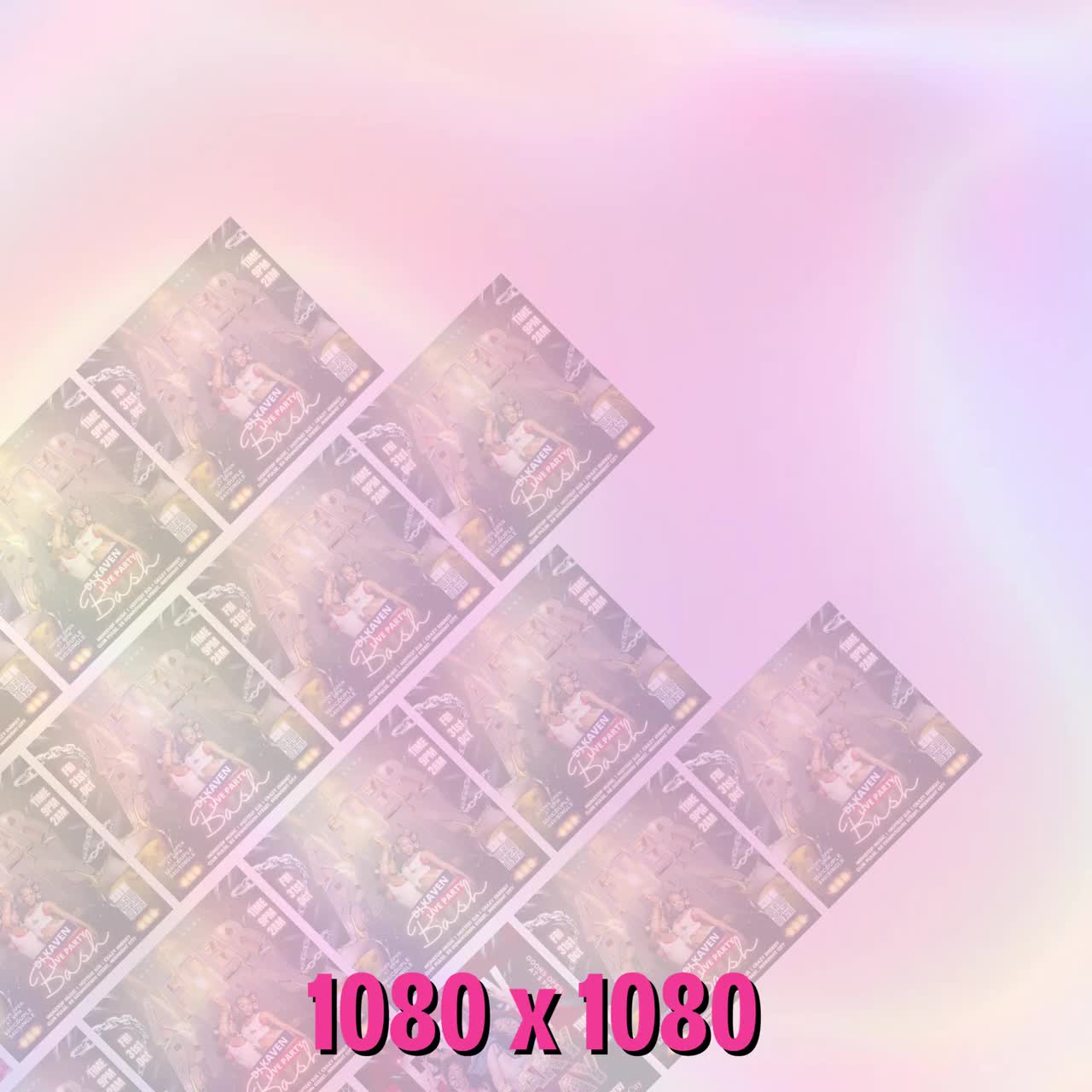 After Party Bash Flyer, Adult DJ Nightclub Party Flyer, Mega DJ Music Event Flyer, Canva Editable Party Flyer Template video poster