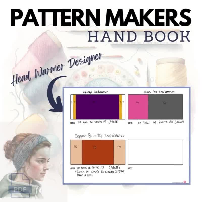 Pattern Makers Work Book: Crochet & Knitting • Pinktown Crochet