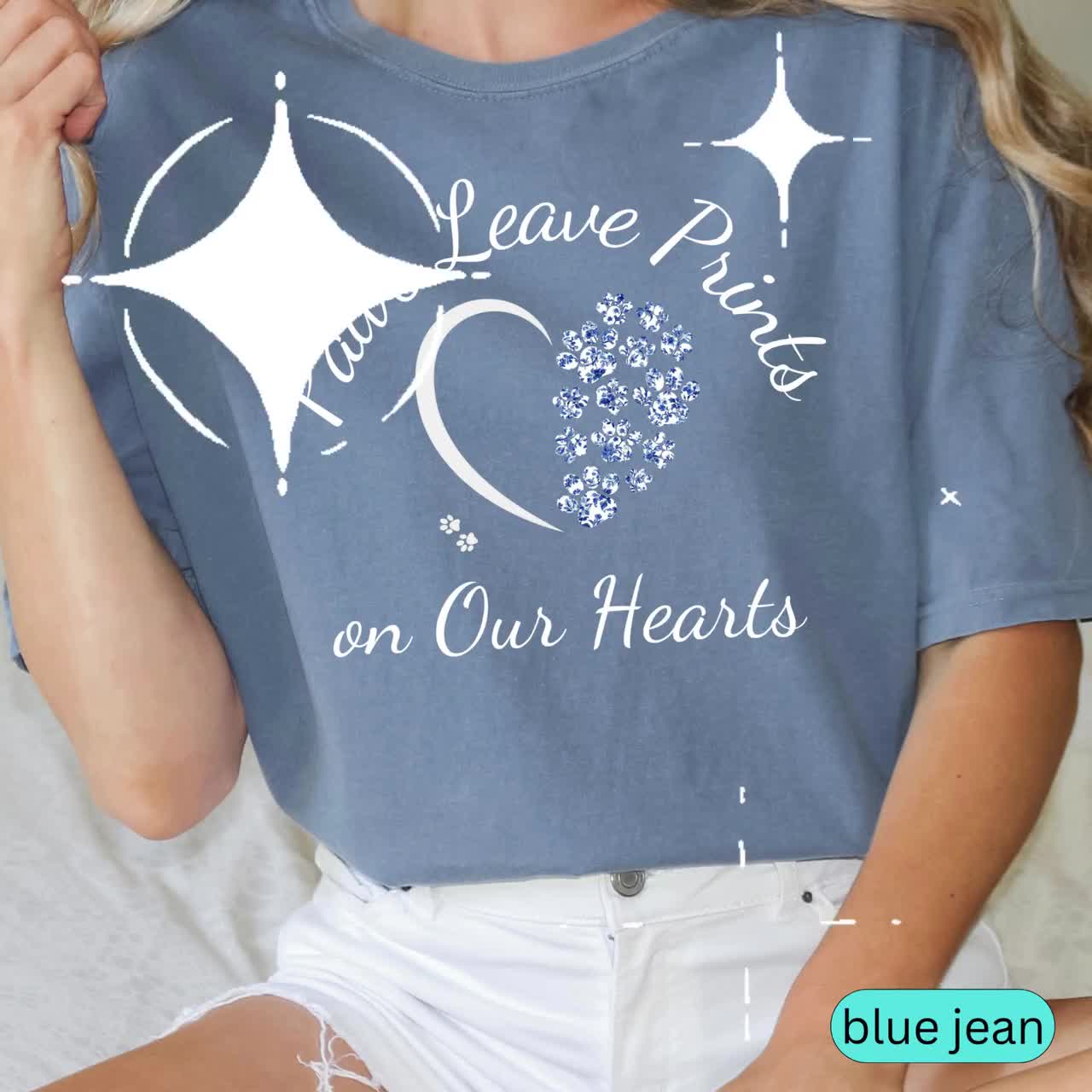 You Left Pawprints 2 - Personalized Custom Women's T-shirt