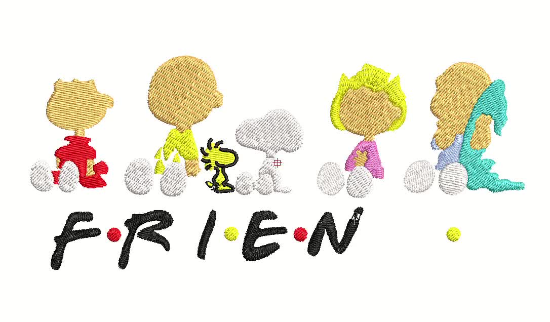 Peanuts Friends Embroidery - Etsy