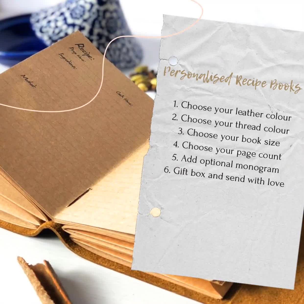 Three ways to make a recipe book