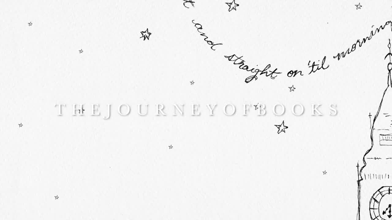 Peter Pan Second Star to the Right Nursery Wall Art, London Skyline Hand  Drawn Sketch, Peter Pan Quote, INSTANT DOWNLOAD, Baby Shower Gift, image size:1280x720